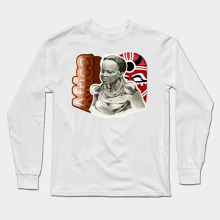 Africa mother of humanity Long Sleeve T-Shirt